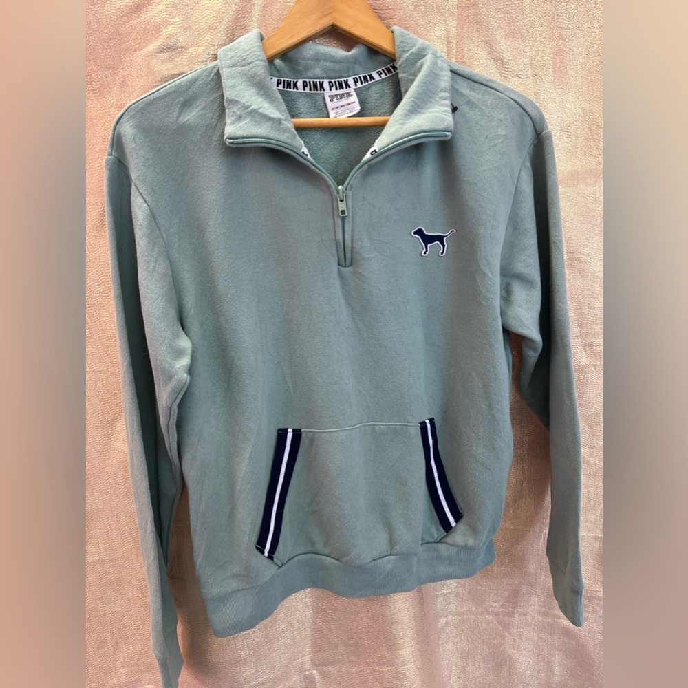 VS PINK HALF ZIP